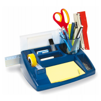 Portacancelleria Oliver - 25 x 21 x 10 cm - blu - Arda - 4121A - 8003438041265 - DMwebShop