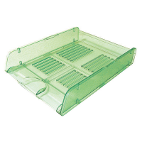 Vaschetta portacorrispondenza TR25310 - 26 x 34 x 6 cm - verde trasparente - conf. 10 pezzi - Arda - TR25310V - 8003438125347 - DMwebShop