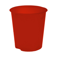 Cestino gettacarte E020 Modula - altezza 32,5 cm - Ø 31 cm - 16,5 lt - rosso - Fellowes E020RO