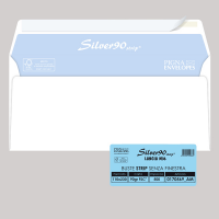Busta SILVER90 STRIP FSC - bianca - internografata - senza finestra - 110 x 230 mm - 90 gr - conf. 500 pezzi - Pigna 0170569AM