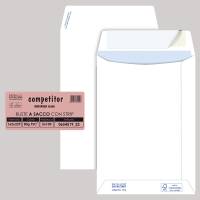 Busta sacco Competitor FSC - strip adesivo - 16 x 23 cm - 80 gr - bianco conf. 100 pezzi - Pigna - 065451923 - 8005235105553 - DMwebShop
