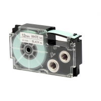 Nastro - 12 mm x 8 mt - nero-bianco - Casio - XR-12WE1-W-DJ - 4971850177012 - DMwebShop