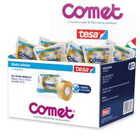 Nastro adesivo - 19 mm x 33 mt - cellophane - trasparente - conf. 24 pezzi - Comet - 64160-00029-01 - 4042448835123 - DMwebShop