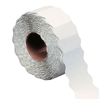 Etichetta a onda - removibile - 26 x 12 mm - bianco - rotolo da 1500 etichette - conf. 16 pezzi - Markin - X3502612RIM - 37904A - DMwebShop