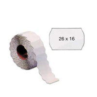 Etichetta a onda - removibile - 26 x 16 mm - bianco - rotolo da 1000 etichette - conf. 16 pezzi - Markin - X3502616RIM - 8007047029218 - DMwebShop