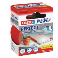 Nastro adesivo telato XP Perfect - 38 mm x 2,7 mt - rosso - Tesa - 56343-00038-04 - 4042448044235 - DMwebShop