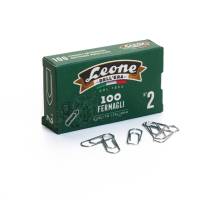 Fermagli zincati - n. 2 - 2,6 cm - Leone - conf. 100 pezzi - conf. 10 pezzi - Leone Dell'era - FZ2 - 44685/A - DMwebShop