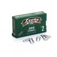 Fermagli zincati - lunghezza 26 mm - n. 2 - conf. 100 pezzi - Leone dell'era - FZ2 - 8007979000200 - DMwebShop