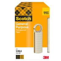 Nastro adesivo 508 - 1,5 cm x 66 mt - trasparente - torre 10 rotoli - Scotch - 7100336242 - 4001895914201 - DMwebShop