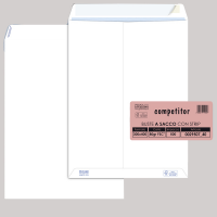 Busta sacco COMPETITOR FSC bianca strip adesivo - 300 x 400 mm - 80 gr - conf. 500 pezzi - Pigna - 002950740 - 8006873159007 - DMwebShop