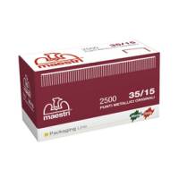 Punti - 35/15 per Romabox - rame - altezza 15 mm - scatola da 2500 pezzi - Romeo Maestri - 1107001 - 8005231001699 - DMwebShop