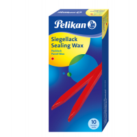 Ceralacca rossa - per lettere 60-10 - superfici ruvide - stecche da 600 gr - Pelikan 361220