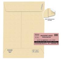 Busta sacco Multi Strip Large - avana - carta riciclata - 19 x 26 x 4 cm - 100 gr - conf. 250 pezzi - Pigna - 065523226 - 8006873106254 - DMwebShop