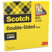 Nastro biadesivo 665 - permanente - senza liner - 12,7 mm x 32,9 mt - trasparente - Scotch - 7100170073 - 30021200726546 - DMwebShop