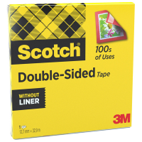 Nastro biadesivo 665 - permanente - senza liner - 12,7 mm x 32,9 mt - trasparente - Scotch - 7100170073 - 30021200726546 - DMwebShop