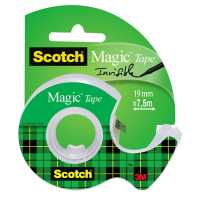 Nastro adesivo Magic 810 - permanente - 19 mm x 7,5 mt - trasparente - con chiocciola - Scotch 95756