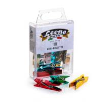 Mini mollette Leone Color - colori metallizzati assortiti - conf. 10 pezzi - Leone dell'era - APM - 8007979009074 - DMwebShop