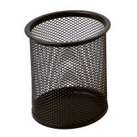 Bicchieri portapenne - rete metallica - 8,5 x 10 cm - nero - Lebez - 1221-N - 8007509036952 - DMwebShop