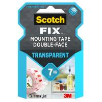 Nastro biadesivo FIX - 19 mm x 1,5 mt - trasparente - Scotch - 7100261816 - 4046719732326 - DMwebShop