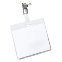 Portabadge PVC clip in metallo - 6 x 9 cm - conf. 5 pezzi - Durable - 8603-19 - 4005546812021 - DMwebShop