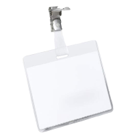 Portabadge PVC clip in metallo - 6 x 9 cm - conf. 5 pezzi - Durable - 8603-19 - 4005546812021 - DMwebShop