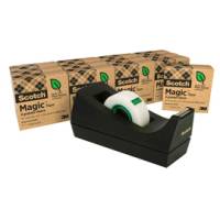 Dispenser C38 per nastri fino a 33 mt - 14 rotoli Magic 900 inclusi - nero - Scotch - 7100046486 - 4046719349302 - DMwebShop