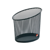 Portapenne Mesh - rete metallica - 10,5 x 7,3 x 10,3 cm - nero - Alba - MESHCUP/N - 3129710008902 - DMwebShop