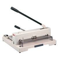 Taglierina a leva alti spessori 3943 - 265 x 450 x 475 mm - 370 mm - A3 - capacita' taglio 150 fogli - con blocca lama - grigio -Titanium - 3943-TI - 8025133033581 - DMwebShop