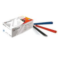 Dorsi spirale - 21 anelli - plastica - 6 mm - bianco - scatola 100 pezzi - Titanium - PB406-01T - 8025133034076 - DMwebShop
