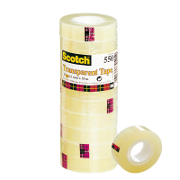 Nastro adesivo 550 - 19 mm x 33 mt - trasparente - torre 8 rotoli - Scotch - 7100029315 - 3134375261678 - DMwebShop