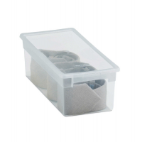 Contenitore multiuso Light Box S - 17,8 x 39,6 x 13,2 cm - 7 lt - plastica - trasparente - Terry 1001378