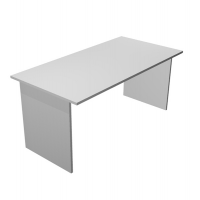 Scrivania Easy - lineare - 160 x 80 x 72 cm - grigio - Artexport - 003PAN_9 - DMwebShop