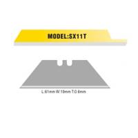 Lame trapezoidali di ricambio per cutter (SX 792 / SX 12 6) Artiglio - conf. 10 pezzi - Iternet - 4326 - 8028422543266 - DMwebShop