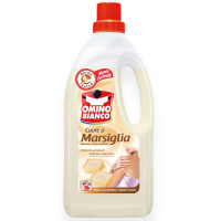 Detersivo liquido Cuore di Marsiglia - a mano e in lavatrice - 1 lt - Omino Bianco M92476