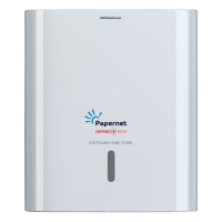 Distributore asciugamani piegati a Z-W Hi-Tech - 29 x 10,8 x 33,6 cm - bianco - Papernet - 416148 - 08024929561482 - DMwebShop