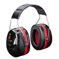 Cuffia protettiva Peltor Optime III - SNR 35 dB - nero-rosso - 3M - 7000039622 - 4046719386918 - DMwebShop