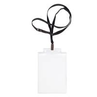 Portanome Pass 6S-P cordoncino nero - 10 x 15 cm (A6) trasparente neutro - conf. 10 pezzi - Sei Rota - 31841600 - 8004972025216 - DMwebShop