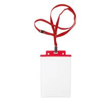 Portanome Pass 6S-P cordoncino rosso - 10 x 15 cm (A6) rosso - conf. 10 pezzi - Sei Rota - 31841612 - 8004972025230 - DMwebShop