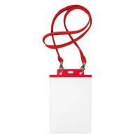 Portanome Pass 7 St M cordoncino rosso - 15x21 cm - A5 - rosso - conf. 10 pezzi - Sei Rota - 31842912 - 8004972025445 - DMwebShop