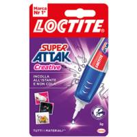 Colla Super Attak Creative - 3 gr - trasparente - Loctite - 2631600 - 2954983 - 8004630917440 - DMwebShop