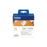 Rotolo 300 Etichette 62 x 100 mm - nero-bianco - Brother - DK-11202 - 4977766628143 - DMwebShop