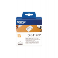 Rotolo 300 Etichette 62 x 100 mm - nero-bianco - Brother - DK-11202 - 4977766628143 - DMwebShop