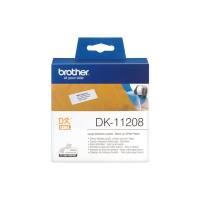 Rotolo 400 Etichette 38 x 90 mm - nero-bianco - Brother - DK-11208 - 4977766628129 - DMwebShop