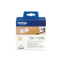 Rotolo 800 Etichette 29 x 62 mm - nero-bianco - Brother - DK-11209 - 4977766628136 - DMwebShop