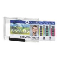 Portabadge PushBox Trio 3 tessere inseribili 5,4 x 8 - 7 cm - 6923