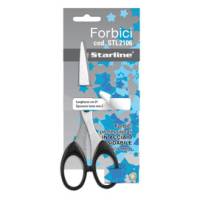 Forbici - 21 cm - lama in acciaio - impugnatura ABS - nero - Starline - 4368 - 8025133025456 - DMwebShop