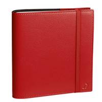 Agenda settimanale Time Life 2026,16 x 16 cm rosso ciliegia - 2440