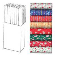 Rotolo carta regalo riciclata fantasie natale 70cmx200m fantasie assortite - 3287