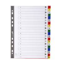 Separatore alfabetico A Z PPL A4 colori assortiti - 1303 - 1
