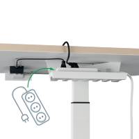 Scrivania Compatta Elettrica Sit-Stand - fissa - 80 x 60 x 65 cm - bianco - Leitz - 65340001 - 4002432138371 - DMwebShop - 2